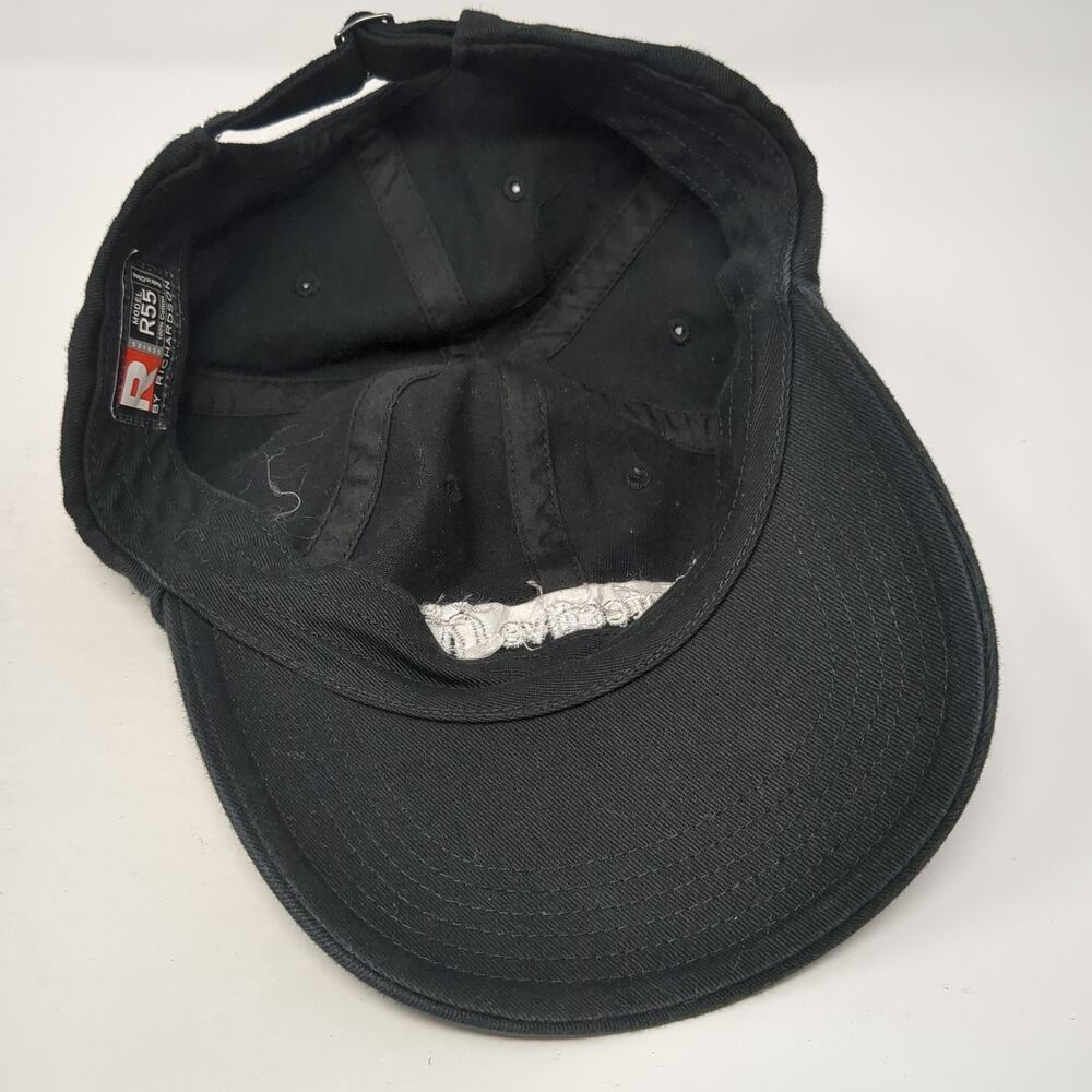 Protective Slideback Hat Solid Black One Size Emb… - image 7
